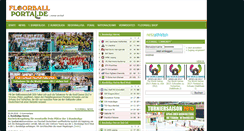 Desktop Screenshot of floorball-portal.de